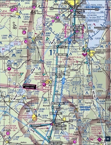 Cessnas 2 Oshkosh Mass Arrival Flight Route